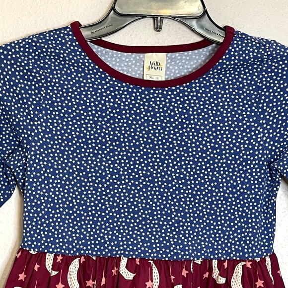 Wild Flowers Dress No.10 Size 10 EUC Mixed Media Dress - Picture 3 of 10